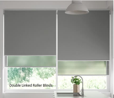 Double Linked Roller Blinds